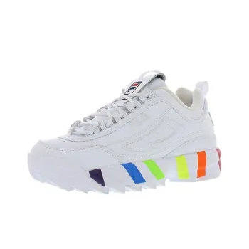 FILA Disruptor 2 Anti Slip Wear Resistant Low Top Tennis Shoes Women's White