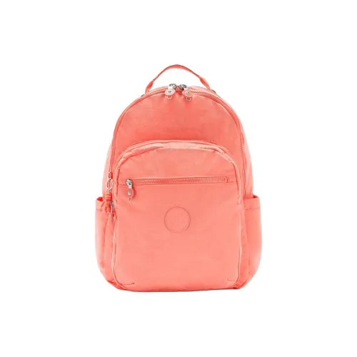 Kipling Polyamide Backpack Large Size Women's Coral