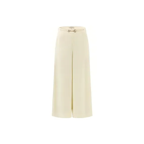 JZ. ANNAKRO Casual Pants Women's Pale Yellow