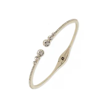 Givenchy Crystal Bangles Unisex Gold