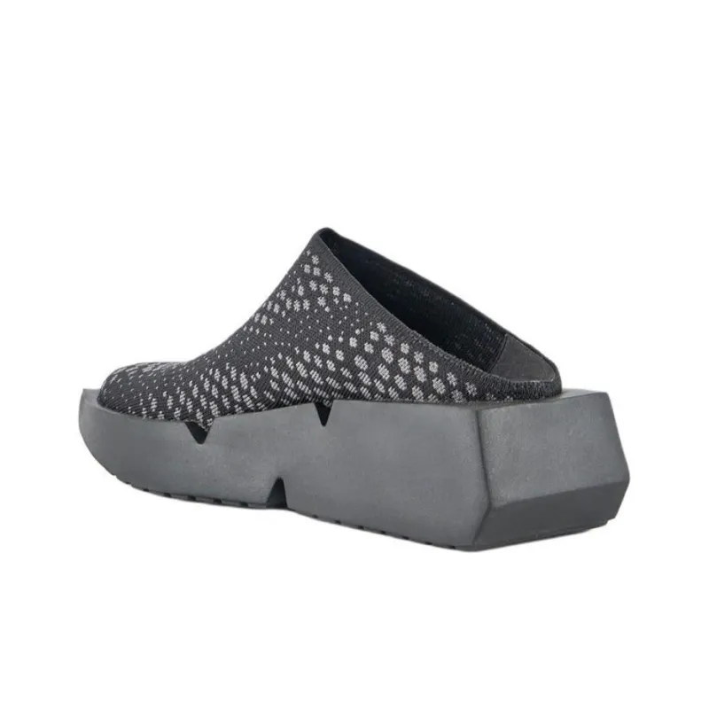 UNITED NUDE Closed Toe Slippers 6.5cm Women's Black-3