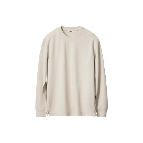 UNIQLO T-Shirts Men Light Beige