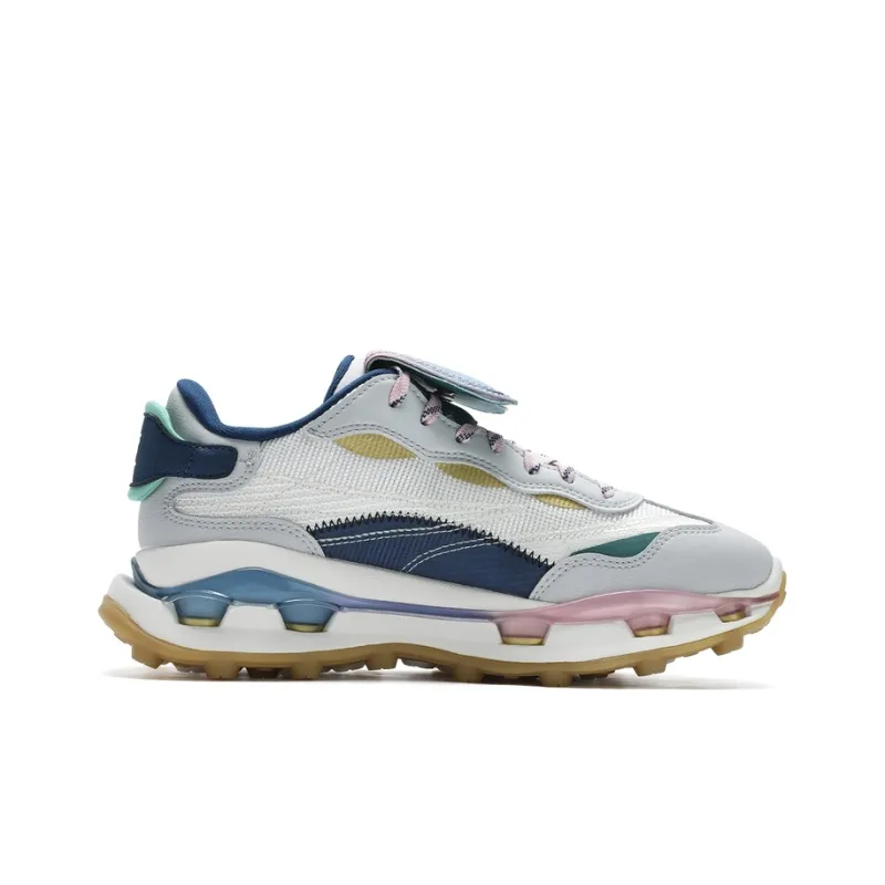 FILA KM2 PO Slip Resistant Casual Shoes Women's Milk White Lunar Rock Gray-1
