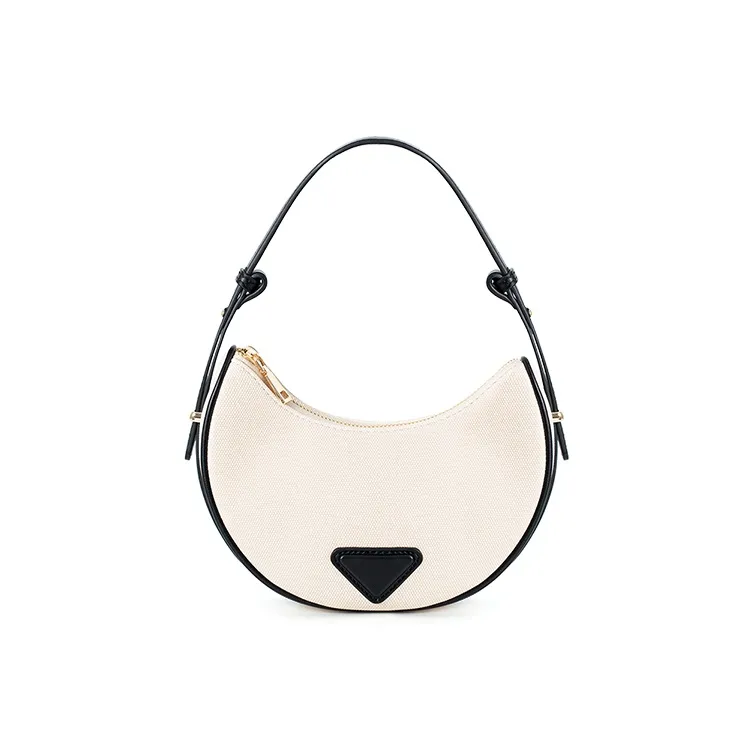 Vigno Synthetic Leather Handbag Crossbody Bag Shoulder Bag Regular Women's Brown/Black-23