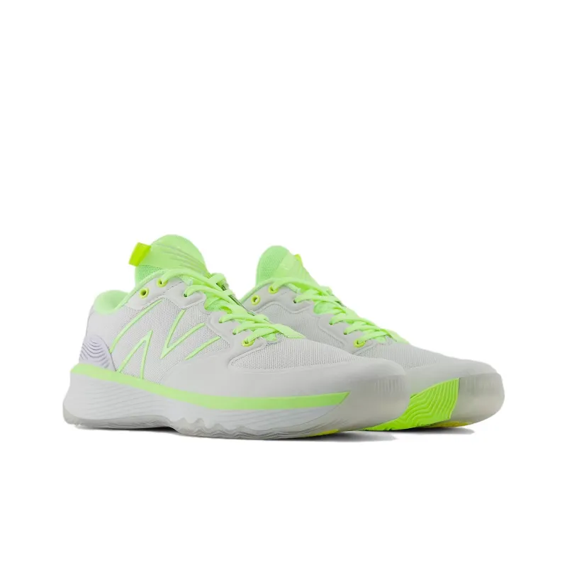 New Balance Hesi Anti Slip Wear Resistant Low Top Basketball Shoes Unisex Gray Green-2