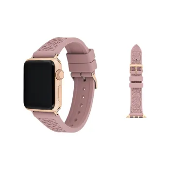 COACH Watch Bands Apple Compatibility 40mm Silicone Material