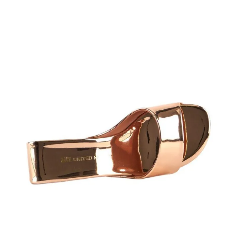 UNITED NUDE Slide Slippers 6.5cm Women's Gold-4