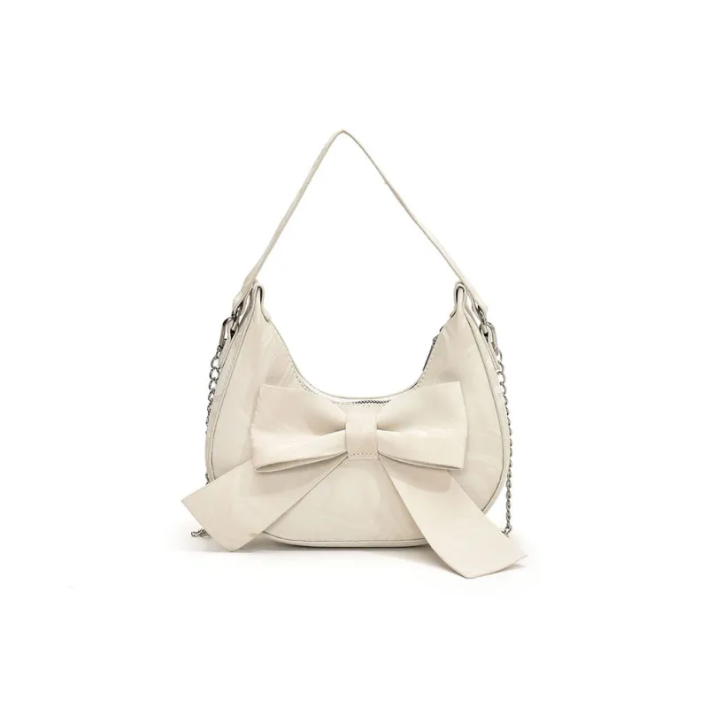 SUPERCUTE Pu Handbag Crossbody Bag Shoulder Bag Regular Women's Black/White/Pink/Silver-4
