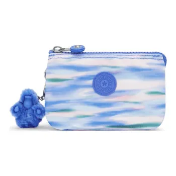 Kipling Recycled Polyester Wallet Small Size Women's Light Blue