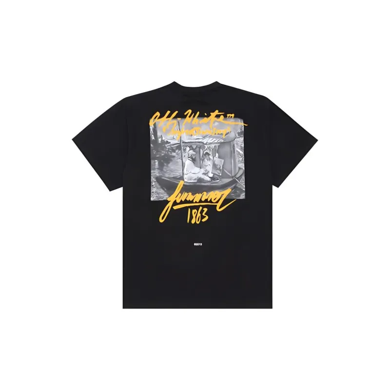 OFF WHITE Slim Fit Summer T Shirt-1
