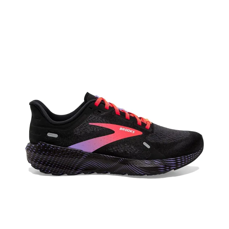 Brooks Launch 9 Running Shoes Women's Low-Top Black Pink-1