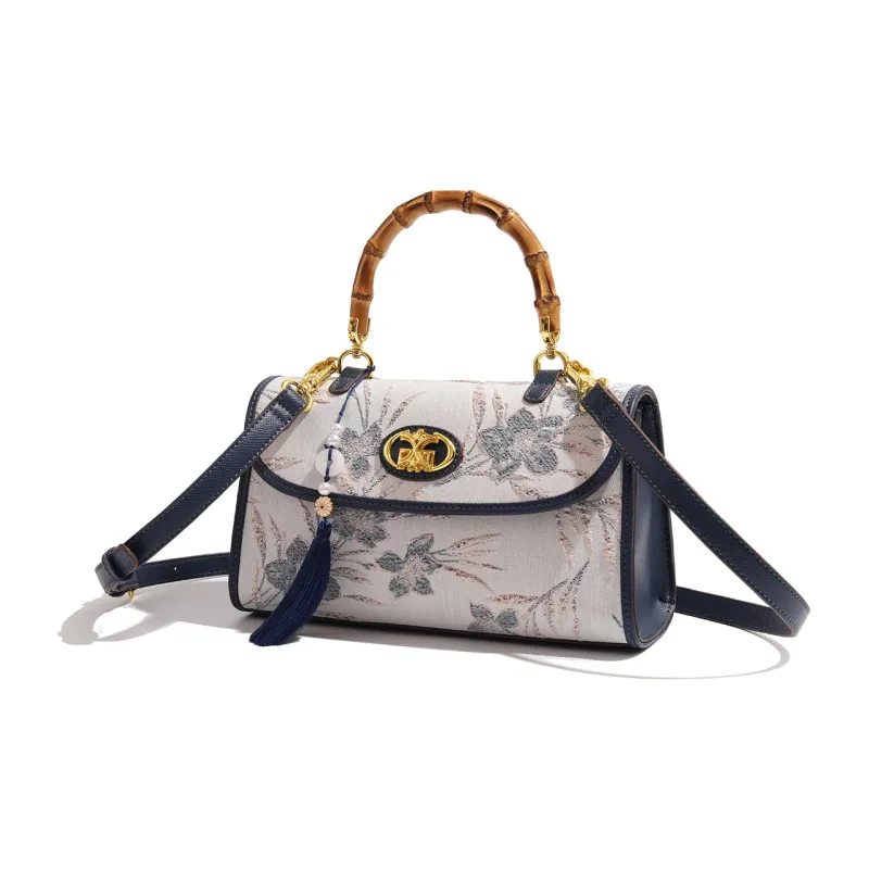 MISS GAIL Artificial Leather Shoulder Bag, Crossbody Bag, Handbag Regular Women's Blue-3