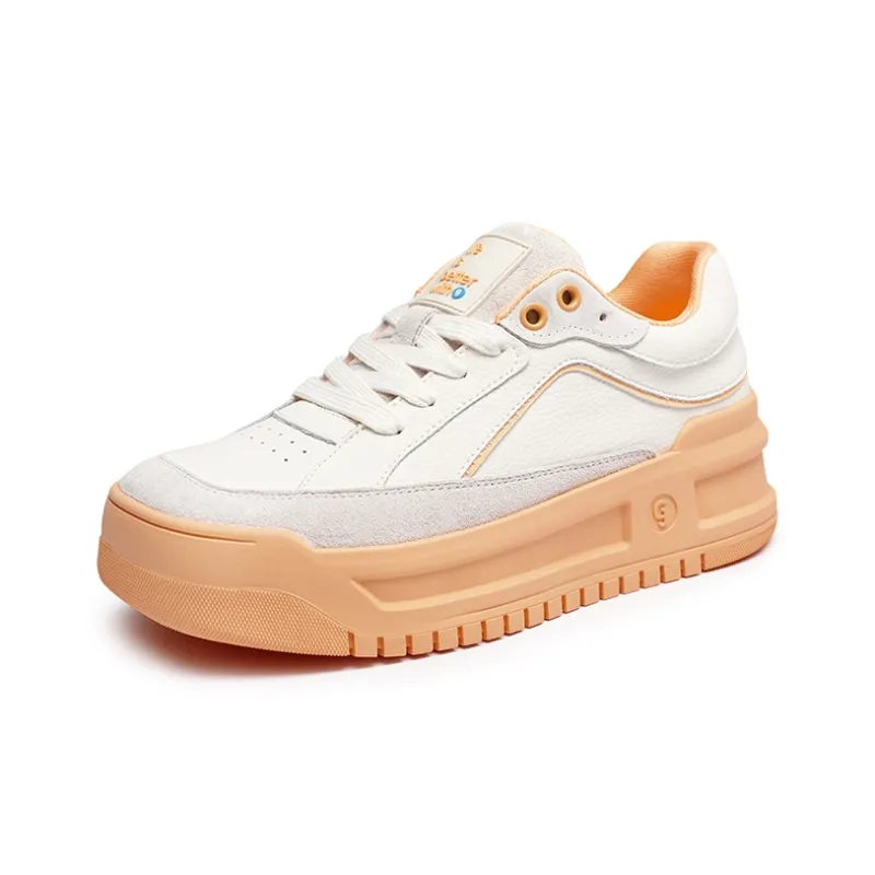 GONGJI Skateboard Shoes Women's Low Top Soft Peach-2