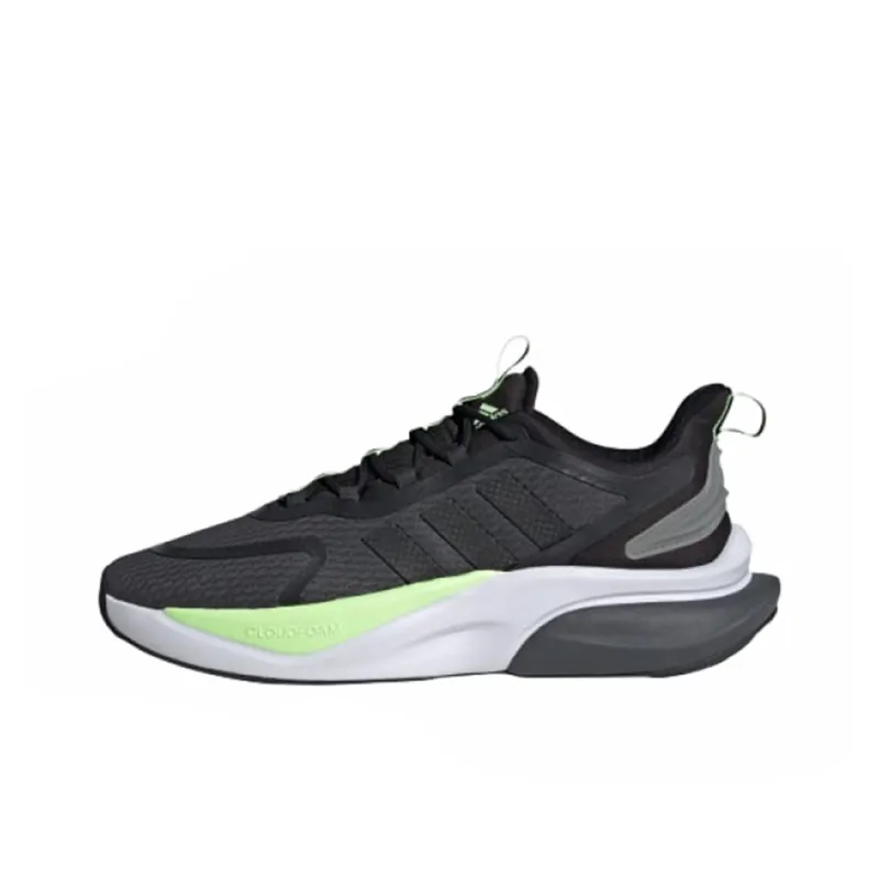 Adidas Alphabounce+ Anti Slip Wear Resistant Low Top Running Shoes Unisex Black-0