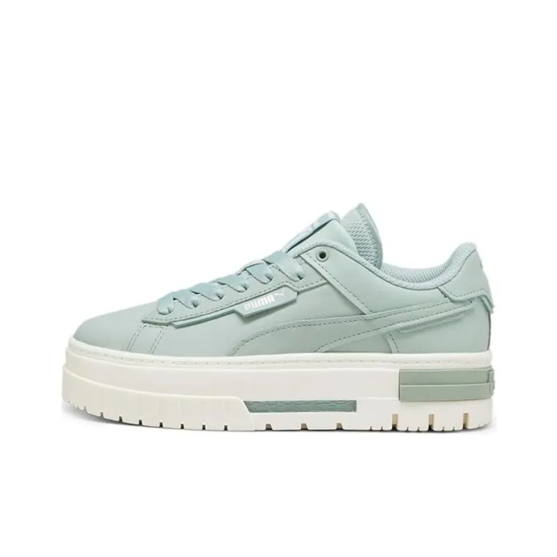 PUMA Anti Slip Wear Resistant Low Top Skateboard Shoes Women's Green-0