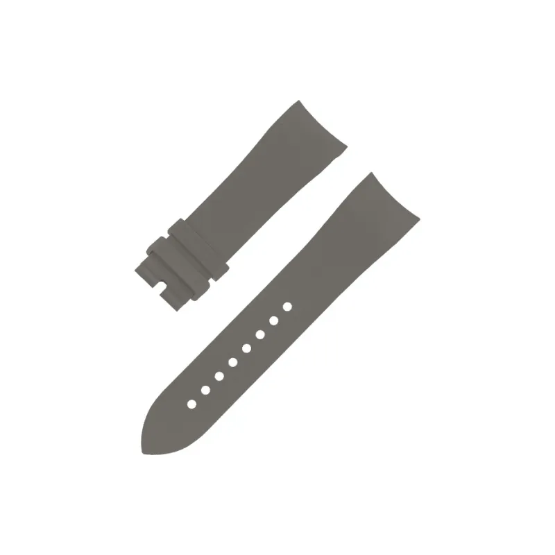 VAGENARI Fluoroelastomer Strap Compatible With Baume 50 Seek 5000 Collection 43MM Watch Band Unisex-16