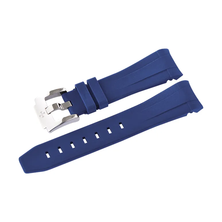 VAGENARI Rubber Strap Compatible With Emperor Sailing Bay 41mm Pin Buckle Style Watch Band Unisex-3