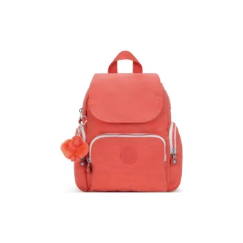 Kipling Recycled Polyamide Backpack Mini Women's Coral