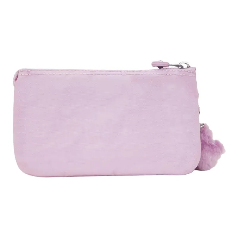 Kipling Recycled Polyamide Wallet Storage Bag, Clutch Large Size Women's Pink-3
