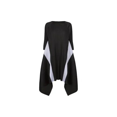 PLEATS PLEASE ISSEY MIYAKE Long-Sleeved Dresses Women's Black