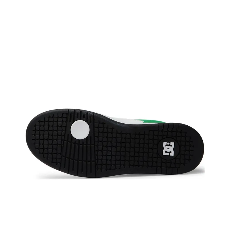 DC Shoes MANTECA Low Top Skateboard Shoes Men's White Green-5