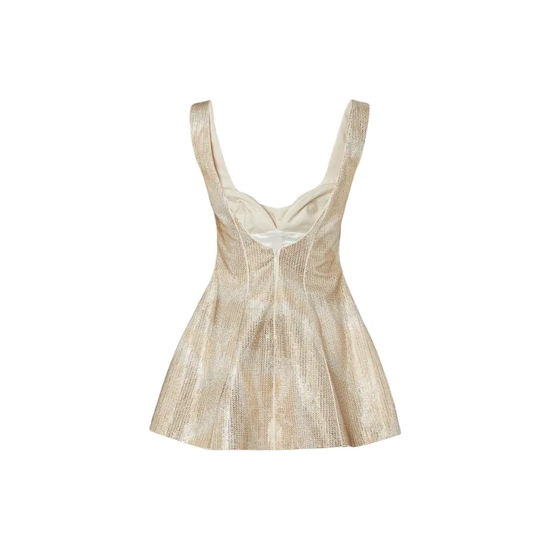 GCDS Mina Bell Crystal embellished Minidress-1