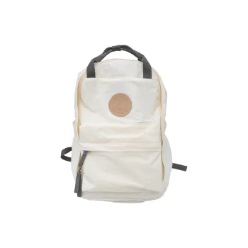 KAKAXI Nylon Backpack Unisex White/Gray/Purple/Green
