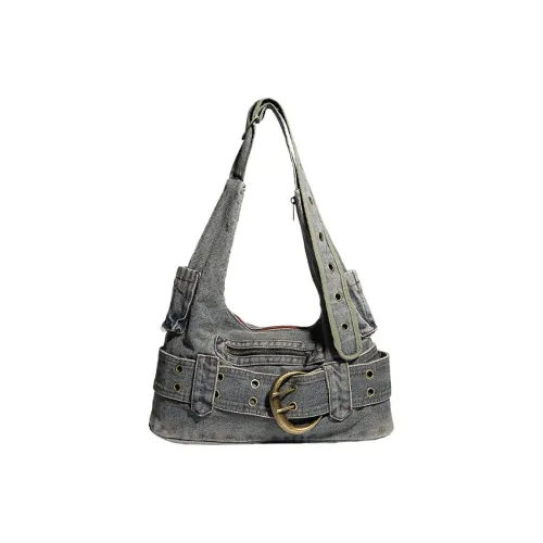 NATTY PU Handbag Crossbody Bag Shoulder Bag Women's Denim Blue