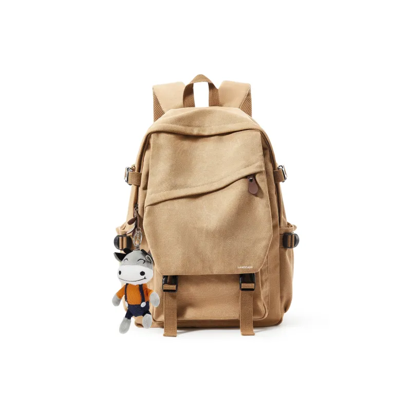LANDCASE Fabric Backpack Laptop Backpack Unisex Multicolor-137