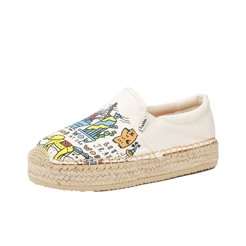 TT&MM Cushioned Anti-Slip Wear-Resistant Waterproof Breathable Moisture-Wicking Low-Top Casual Shoes Women's White-10