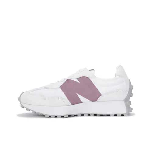 New Balance NB 327 Casual Shoes Unisex Low-Top White Purple Gray