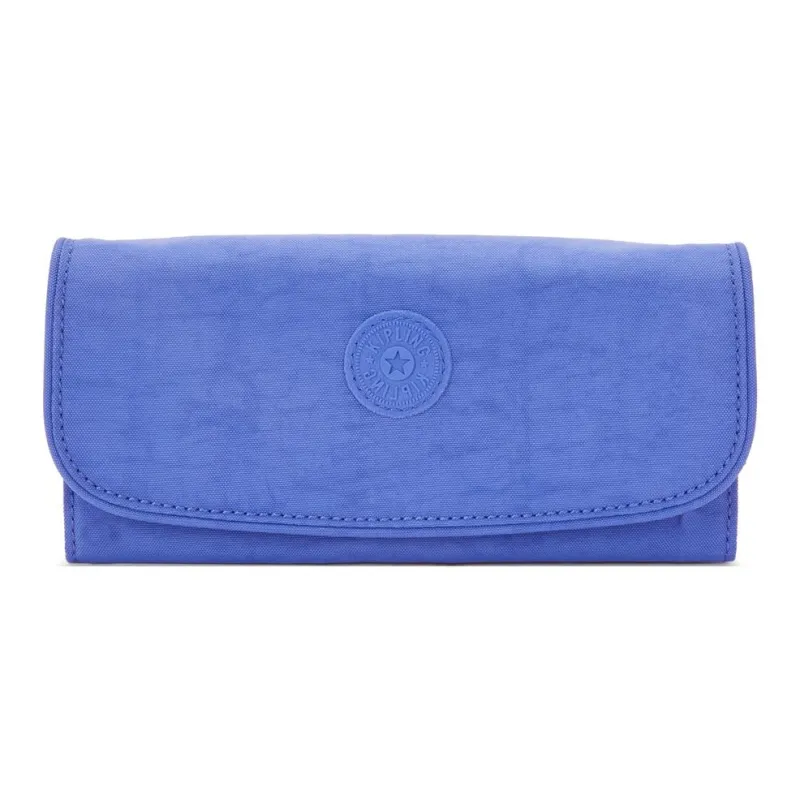 Kipling Recycled Polyamide Wallet Large Size Women's Havana Blue-0