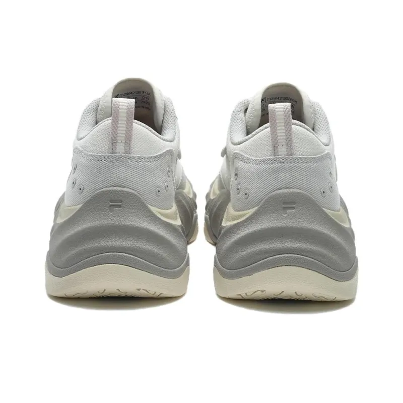 FILA FUSION STARFISH II Starfish 2nd Generation Anti Slip Wear Resistant Low Top Casual Shoes Women's White Gray-4