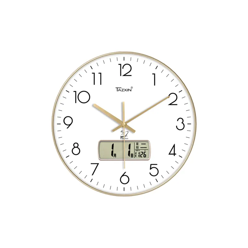 WEESHI Radio Movement Automatic Wall Clock With White Dial, No Manual Time And Date Adjustment Needed. All Unisex-0