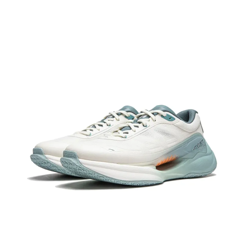 LiNing Soft COOL Durable Breathable Low-Top Casual Shoes Men's White Blue-2