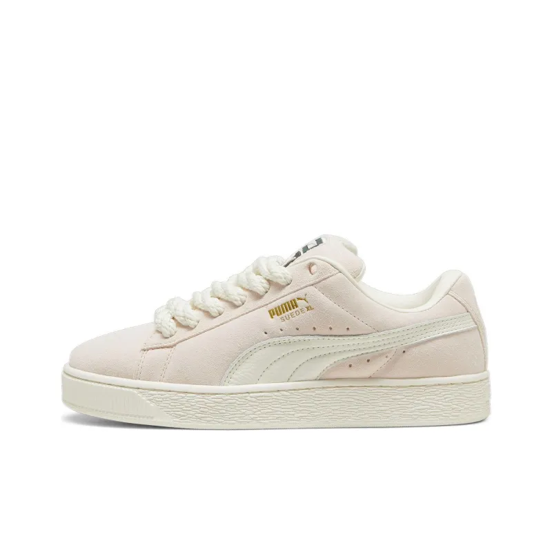 PUMA Suede XL Anti-Slip Wear-Resistant Low-Top Skateboard Shoes Women's Ecru-0