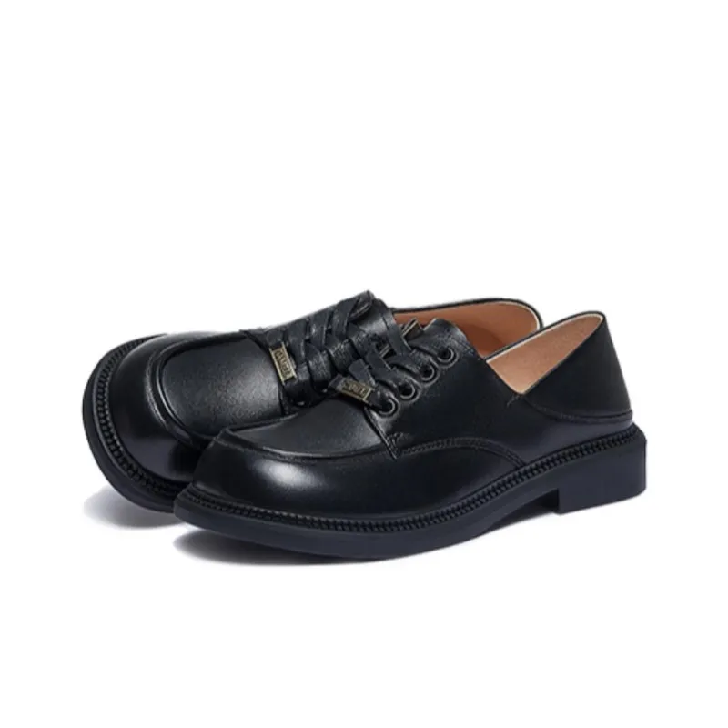 CAMEL Casual Single Shoes Flat Women's Black-3