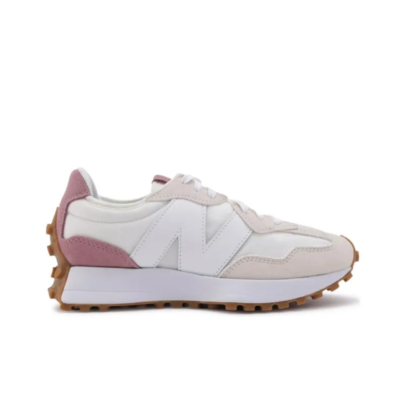 New Balance 327 White Pink Women's-1