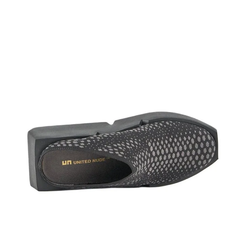 UNITED NUDE Closed Toe Slippers 6.5cm Women's Black-4
