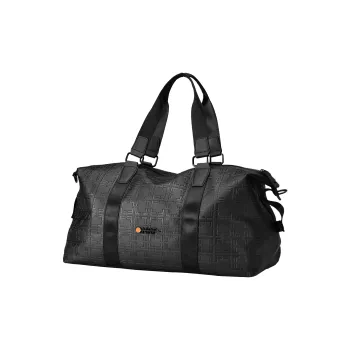 ONRF PVC Travel Bag Handbag Shoulder Bag Crossbody Bag Unisex Cool Black