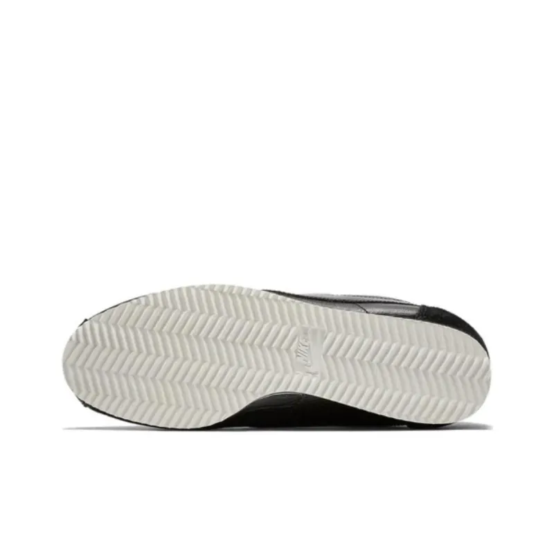 Nike Classic Cortez Leather 'Black Dark Grey White' Women's-4