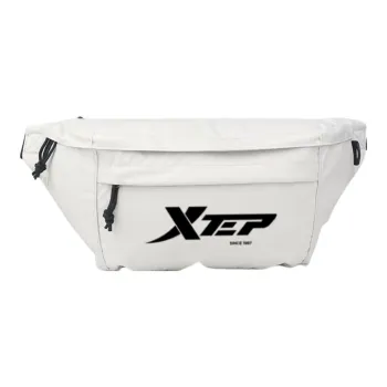 XTEP Polyester Crossbody Bag Large Size Unisex Starlight White/Graphite Black