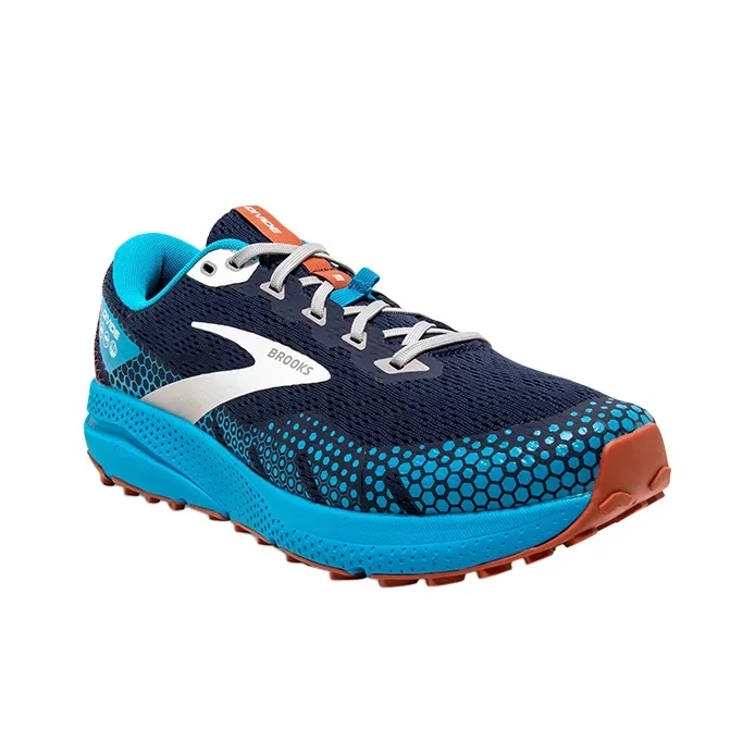 Brooks Divide Anti-Slip Wear-Resistant Low-Top Trail Running Running Shoes Men's Blue-2