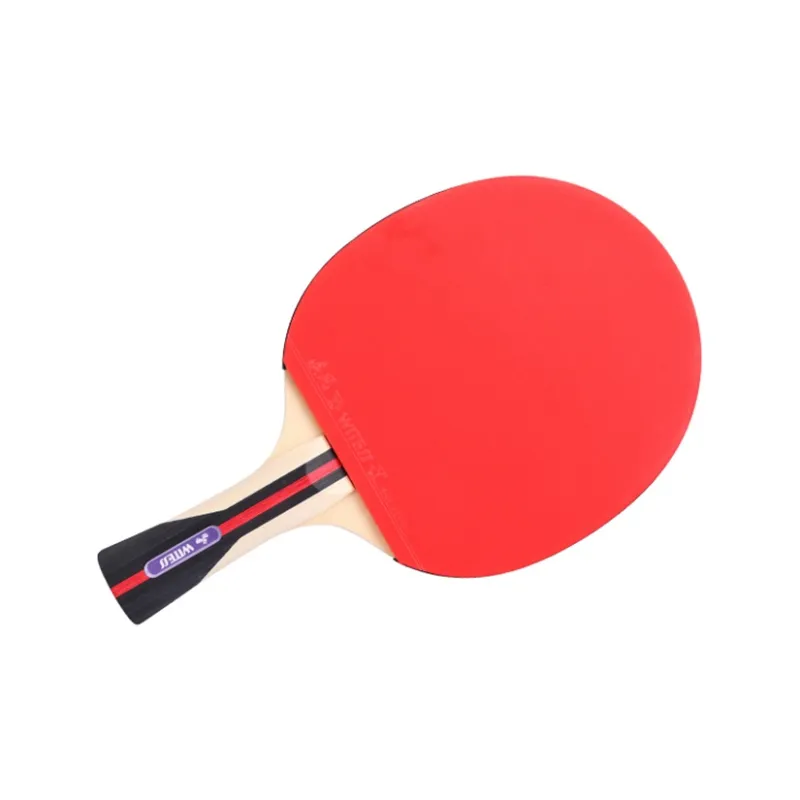 WITESS Ping Pong Paddles Unisex All Wood Black/Red-2