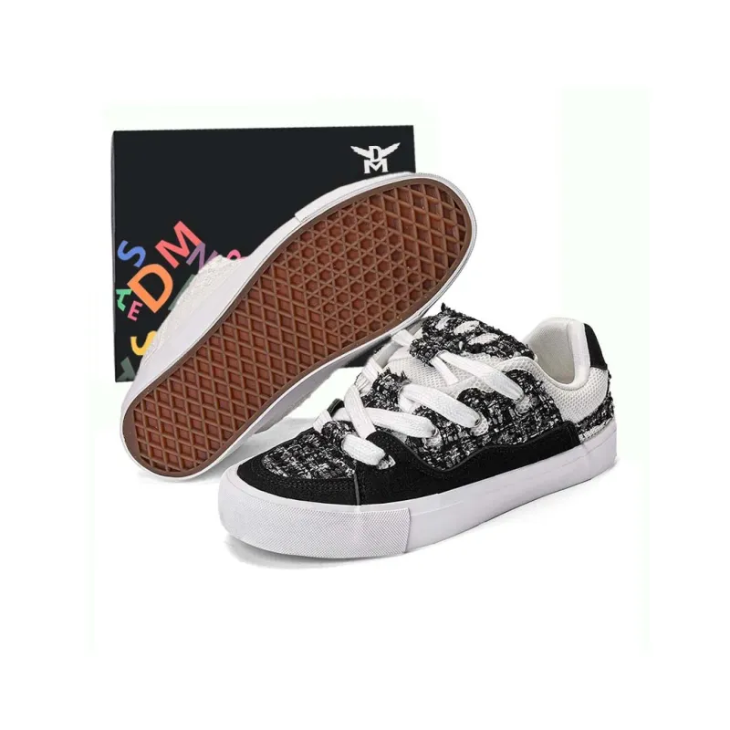 DM Low Top Canvas Shoes Unisex Mismatched-4