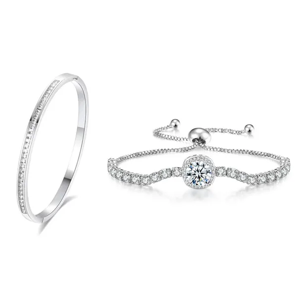 TRUE ME Titanium Steel Bracelets Women's-5