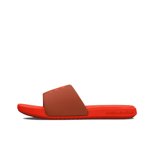 Under Armour Ansa Rubber Sole Quick Dry Slide Slippers Men's Orange
