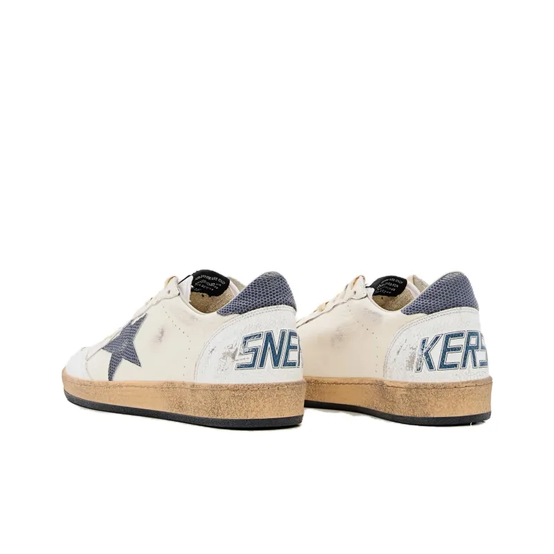 Golden Goose Ballstar Low Top Skateboard Shoes Men's White-3