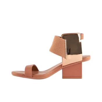 UNITED NUDE Raila Mid Strap Sandals 6cm Women's Gold