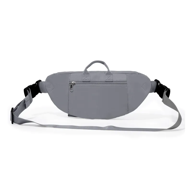 Werocker Nylon Fanny Pack Regular Unisex Classic Black Ecru Mint Green Gray Brown Royal Blue Army Green Gray-41